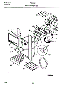 11 - Ice & Water Dispenser parts for Frigidaire Refrigerator FRS26ZGED3 from AppliancePartsPros.com