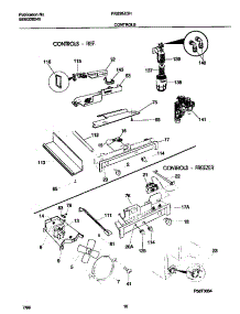 06 - Controls parts for Frigidaire Refrigerator FRS26ZGHW1 from AppliancePartsPros.com