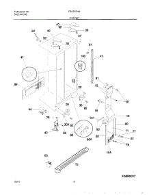 07 - Cabinet parts for Frigidaire Refrigerator FRS26ZNHB2 from AppliancePartsPros.com