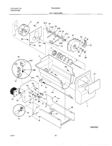 17 - Ice Container parts for Frigidaire Refrigerator FRS26ZNHB2 from AppliancePartsPros.com