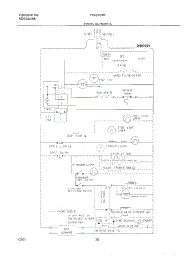 21 - Wiring Schematic parts for Frigidaire Refrigerator FRS26ZNHB2 from AppliancePartsPros.com