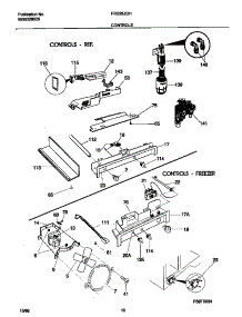 06 - Controls parts for Frigidaire Refrigerator FRS26ZGHW2 from AppliancePartsPros.com