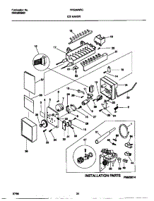 10 - Ice Maker parts for Frigidaire Refrigerator FRS26WRCD4 from AppliancePartsPros.com