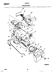 09 - Container / Drive parts for Frigidaire Refrigerator FRS26XGCB4 from AppliancePartsPros.com
