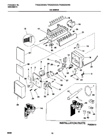10 - Ice Maker parts for Frigidaire Refrigerator FRS26ZGGD0 from AppliancePartsPros.com