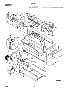09 - Ice Container parts for Frigidaire Refrigerator FRS26ZPHD0 from AppliancePartsPros.com