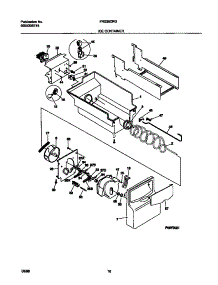 09 - Ice Container parts for Frigidaire Refrigerator FRS26ZRGB0 from AppliancePartsPros.com