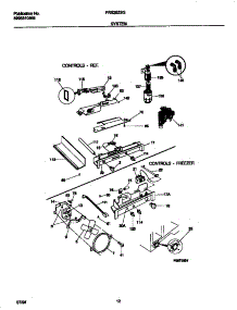 07 - System parts for Frigidaire Refrigerator FRS26ZSGB2 from AppliancePartsPros.com