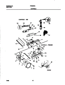 06 - Controls parts for Frigidaire Refrigerator FRS26ZSGB0 from AppliancePartsPros.com
