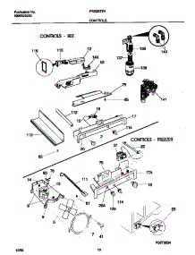 06 - Controls parts for Frigidaire Refrigerator FRS26ZTHD2 from AppliancePartsPros.com