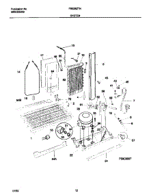 07 - System parts for Frigidaire Refrigerator FRS26ZTHD1 from AppliancePartsPros.com
