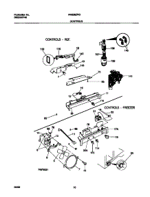 06 - Controls parts for Frigidaire Refrigerator FRS26ZRGD0 from AppliancePartsPros.com