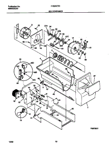 09 - Ice Container parts for Frigidaire Refrigerator FRS26ZTHB2 from AppliancePartsPros.com