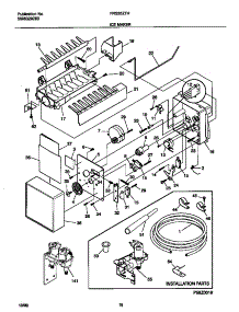 10 - Ice Maker parts for Frigidaire Refrigerator FRS26ZTHB2 from AppliancePartsPros.com