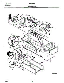 09 - Ice Container parts for Frigidaire Refrigerator FRS26ZSHB4 from AppliancePartsPros.com