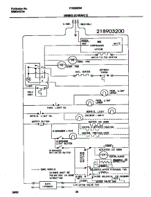 11 - Wiring Schematic parts for Frigidaire Refrigerator FRS26ZSHB4 from AppliancePartsPros.com