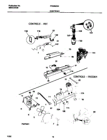 06 - Controls parts for Frigidaire Refrigerator FRS26ZXHD2 from AppliancePartsPros.com