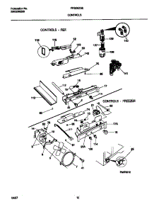 06 - Controls parts for Frigidaire Refrigerator FRS28ZGEB3 from AppliancePartsPros.com