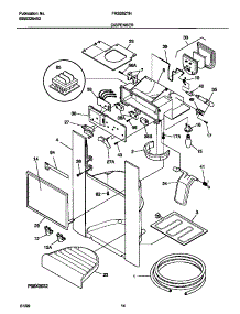 08 - Ice Dispenser parts for Frigidaire Refrigerator FRS26ZTHD1 from AppliancePartsPros.com