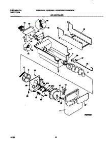 09 - Ice Container parts for Frigidaire Refrigerator FRS28ZRGD1 from AppliancePartsPros.com