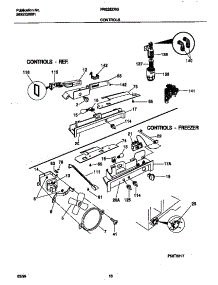 06 - Controls parts for Frigidaire Refrigerator FRS28ZRGW3 from AppliancePartsPros.com