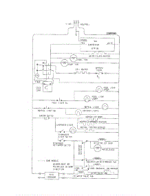 Wiring Schematic parts for Frigidaire Refrigerator FRS26ZRGW7 from AppliancePartsPros.com