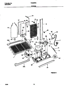 07 - System parts for Frigidaire Refrigerator FRS28ZRGD3 from AppliancePartsPros.com