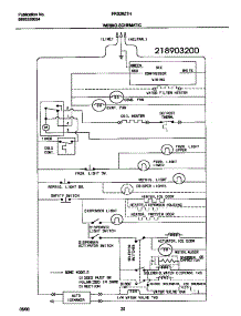 11 - Wiring Diagram parts for Frigidaire Refrigerator FRS26ZTHW3 from AppliancePartsPros.com
