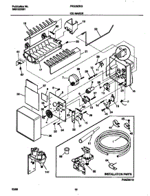 10 - Ice Maker parts for Frigidaire Refrigerator FRS28ZRGW3 from AppliancePartsPros.com