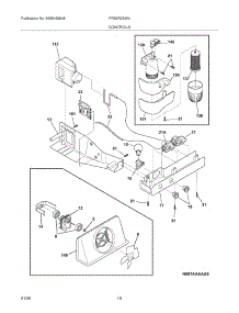 11 - Controls parts for Frigidaire Refrigerator FRS3R3EW0 from AppliancePartsPros.com
