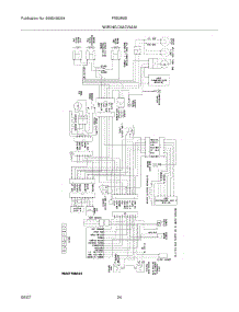 24 - Wiring Diagram parts for Frigidaire Refrigerator FRS3R5ESB2 from AppliancePartsPros.com