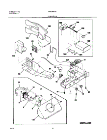 11 - Controls parts for Frigidaire Refrigerator FRS26F5AB1 from AppliancePartsPros.com