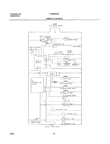 20 - Wiring Schematic parts for Frigidaire Refrigerator FRS26KF5CW1 from AppliancePartsPros.com