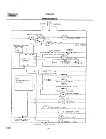 20 - Wiring Schematic parts for Frigidaire Refrigerator FRS26KF6CB0 from AppliancePartsPros.com