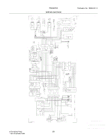 23 - Wiring Diagram parts for Frigidaire Refrigerator FRS26KF6DB7 from AppliancePartsPros.com