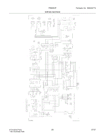 23 - Wiring Diagram parts for Frigidaire Refrigerator FRS6KA5HPB0 from AppliancePartsPros.com