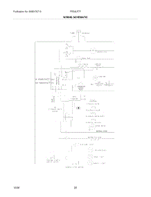 22 - Wiring Schematic parts for Frigidaire Refrigerator FRS6LF7FQ4 from AppliancePartsPros.com