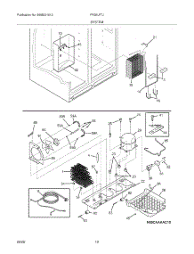 13 - System parts for Frigidaire Refrigerator FRS6LF7JW2 from AppliancePartsPros.com