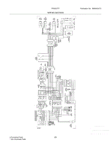 23 - Wiring Diagram parts for Frigidaire Refrigerator FRS6LF7FQ0 from AppliancePartsPros.com