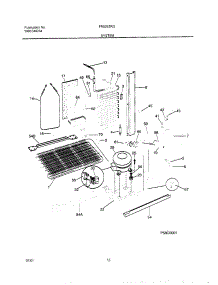 13 - System parts for Frigidaire Refrigerator FRS26ZRGBC from AppliancePartsPros.com