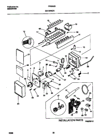 10 - Ice Maker parts for Frigidaire Refrigerator FRS26ZSEW0 from AppliancePartsPros.com