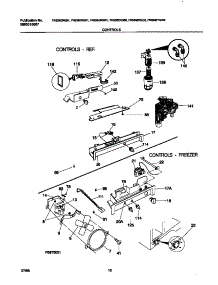06 - Controls parts for Frigidaire Refrigerator FRS26ZRGW1 from AppliancePartsPros.com
