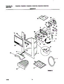 08 - Ice Dispenser parts for Frigidaire Refrigerator FRS26ZRGW1 from AppliancePartsPros.com