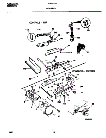06 - Controls parts for Frigidaire Refrigerator FRS26ZSEB4 from AppliancePartsPros.com