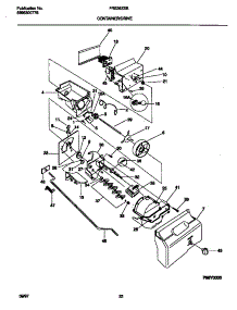 09 - Container / Drive parts for Frigidaire Refrigerator FRS26ZSEB4 from AppliancePartsPros.com