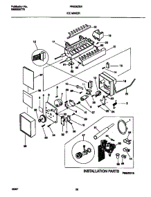 10 - Ice Maker parts for Frigidaire Refrigerator FRS26ZSEB4 from AppliancePartsPros.com