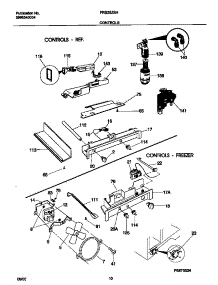 06 - Controls parts for Frigidaire Refrigerator FRS26ZSHW4 from AppliancePartsPros.com