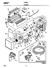 10 - Ice Maker parts for Frigidaire Refrigerator FRS26ZSHW0 from AppliancePartsPros.com