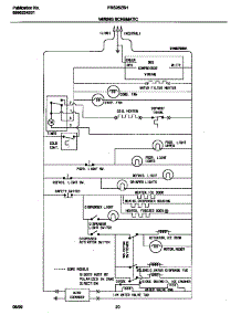 11 - Wiring Diagram parts for Frigidaire Refrigerator FRS26ZSHW0 from AppliancePartsPros.com