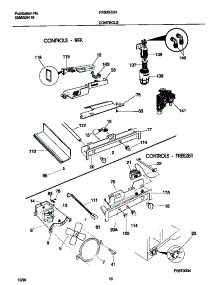 06 - Controls parts for Frigidaire Refrigerator FRS26ZSHW2 from AppliancePartsPros.com